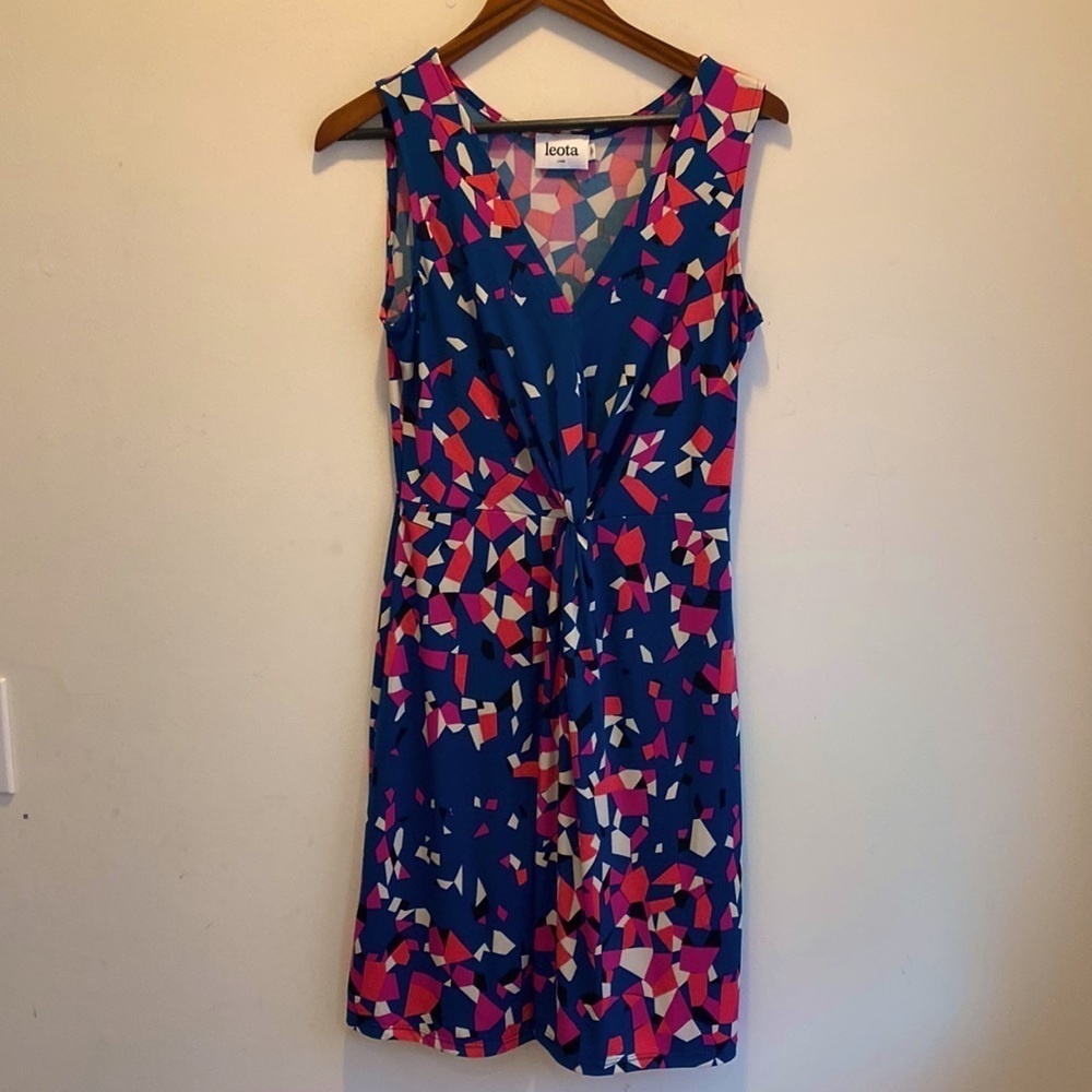 Leota geometric print dress